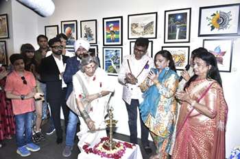 YELLOW CANVAS 2024- 4th Edition Of Group Art Exhibition Coordinated By Mr. Sohan Kumar Choudhary In Kamalnayan Bajaj Art Gallery