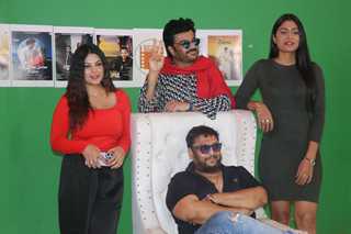 Sanjay Bedia Press Conference Upcoming Music Video With Actress Yashika Basera & Parul Thakur