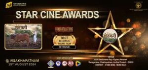 SHETKARI Wins Best Regional Short Film At Star Cine Awards In Visakhapatnam